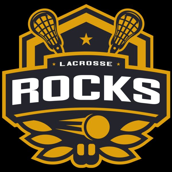 Rocks Lacrosse Logo Template Thumbnail